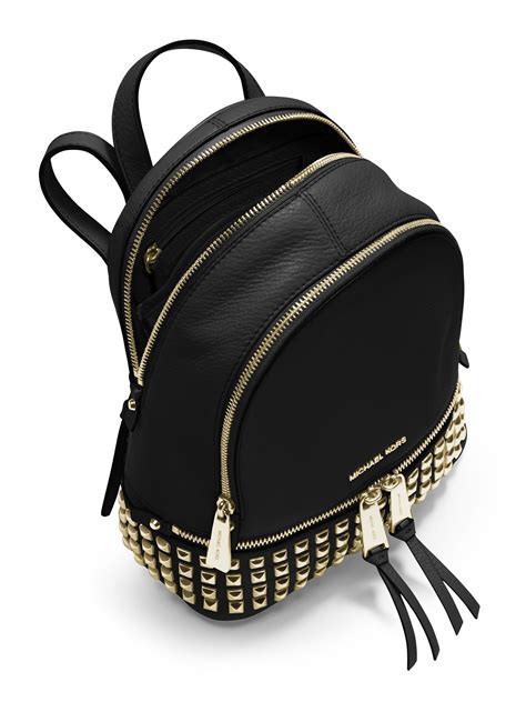 michael kors mini backpack black.